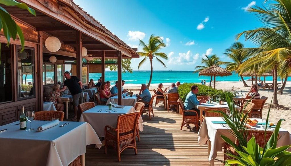 Eagle Beach waterfront dining Eagle Beach waterfront dining
