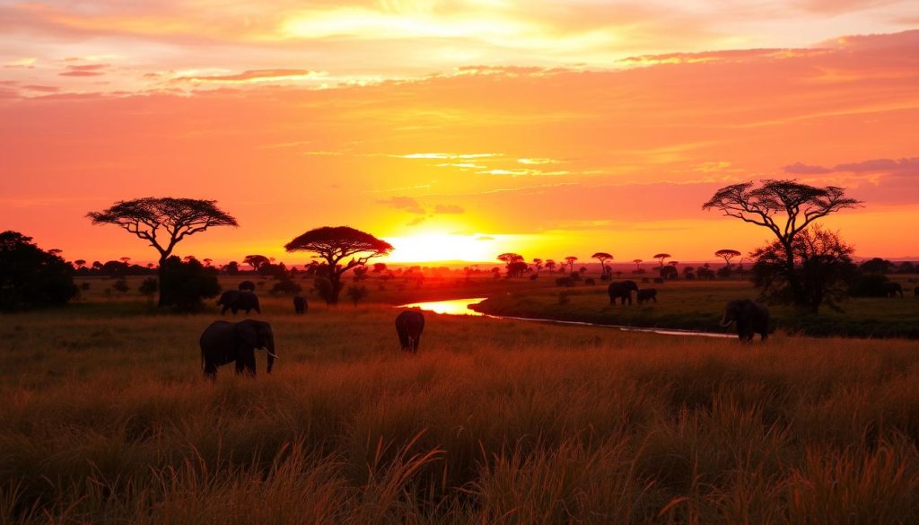 East African Safari Landscape East African Safari Landscape
