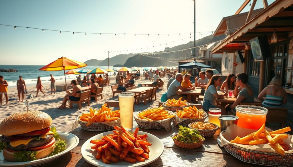 Half Moon Bay beach bars food Half Moon Bay beach bars food