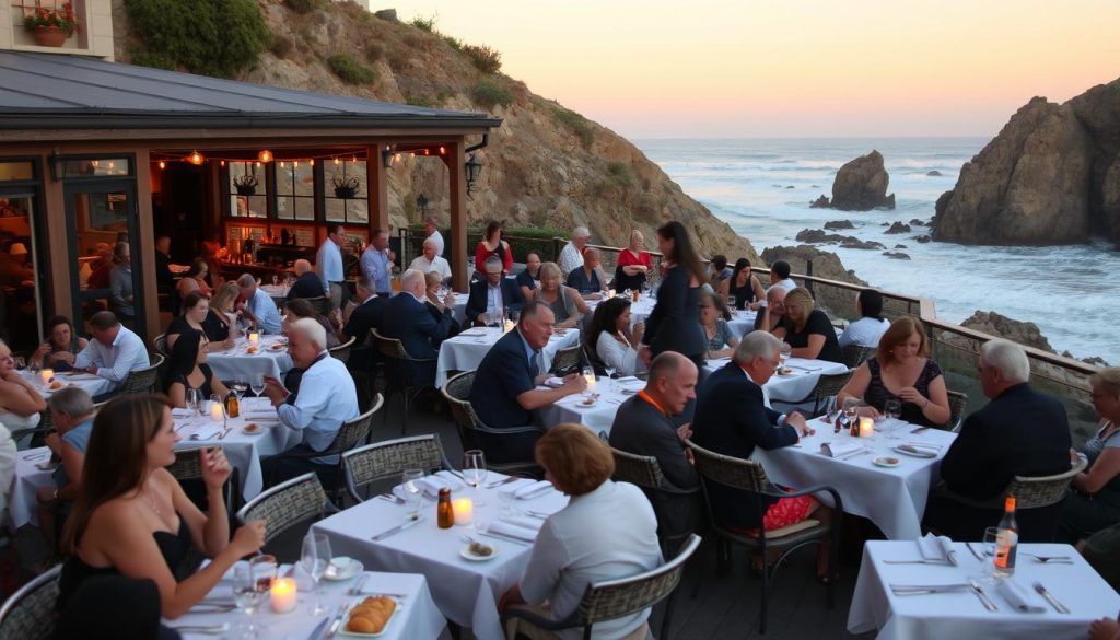 Half Moon Bay dining scene Half Moon Bay dining scene