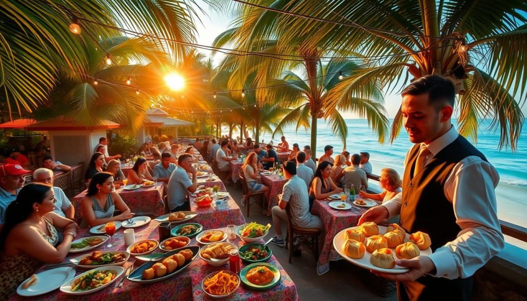 International cuisine near Baby Beach International cuisine near Baby Beach