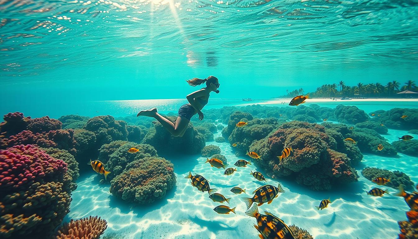 Is Eagle Beach good for snorkeling?