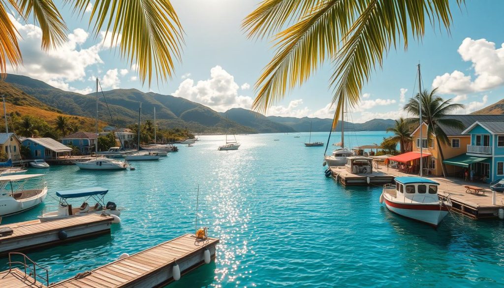 Jost Van Dyke harbour Jost Van Dyke harbour
