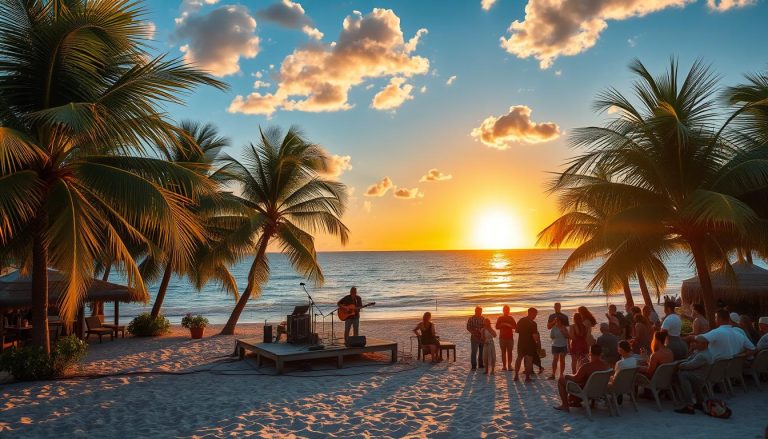Live music and entertainment beyond the cruise ship crowds