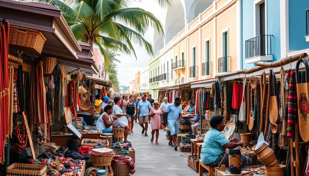 Local art and crafts in Oranjestad Local art and crafts in Oranjestad