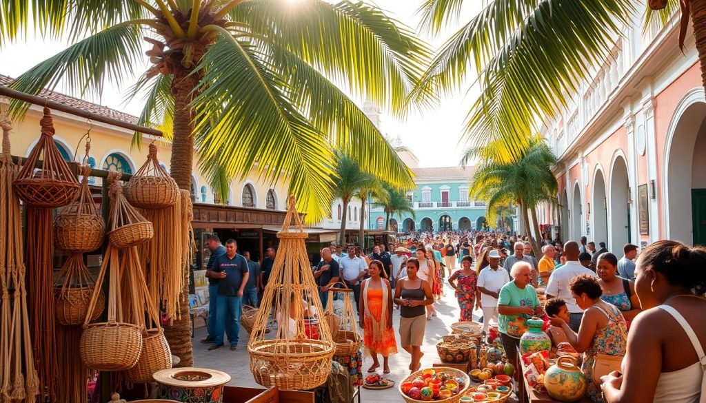 Local art and crafts in Oranjestad Local art and crafts in Oranjestad
