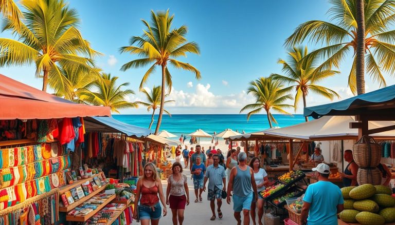 Local markets and shops near Eagle Beach