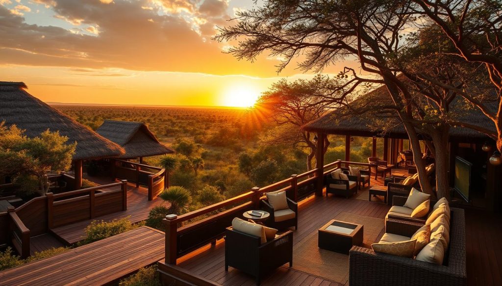 Luxury Safari Lodge Exterior Luxury Safari Lodge Exterior