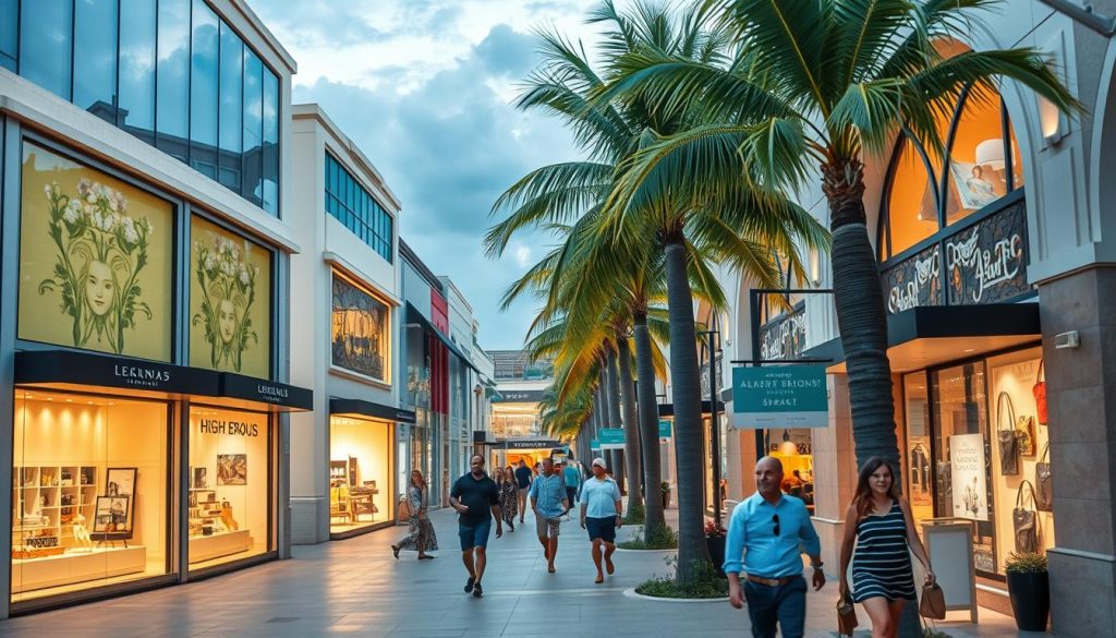 Luxury shopping in Oranjestad Luxury shopping in Oranjestad