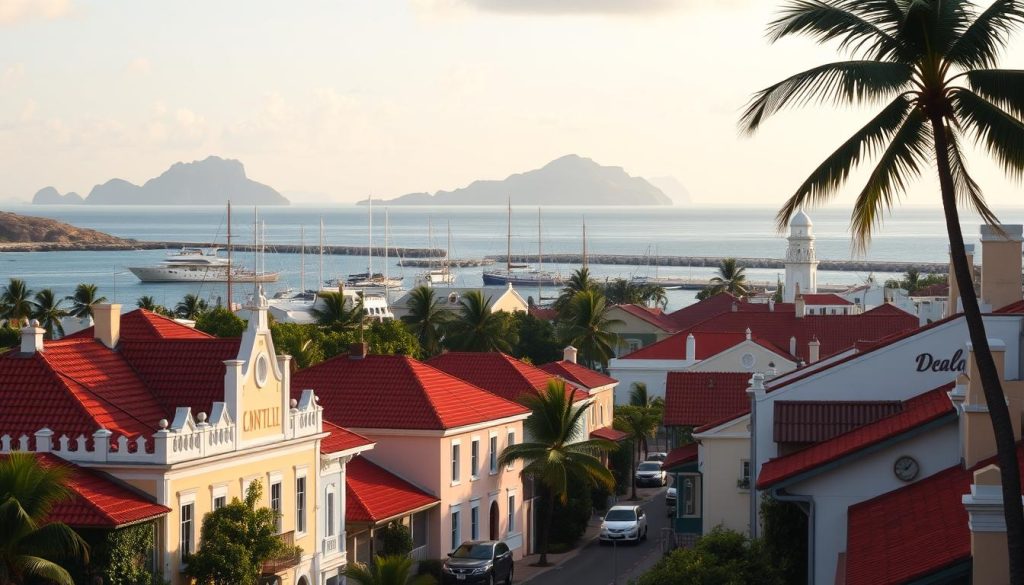 Oranjestad cityscape Oranjestad cityscape