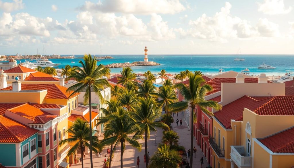 Oranjestad cityscape Oranjestad cityscape
