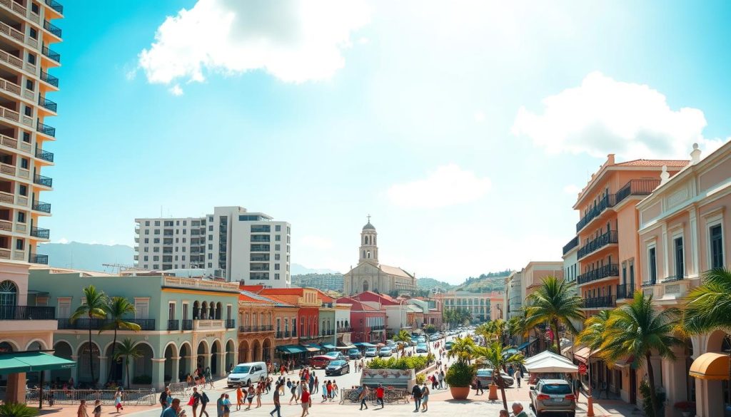 Oranjestad cityscape Oranjestad cityscape