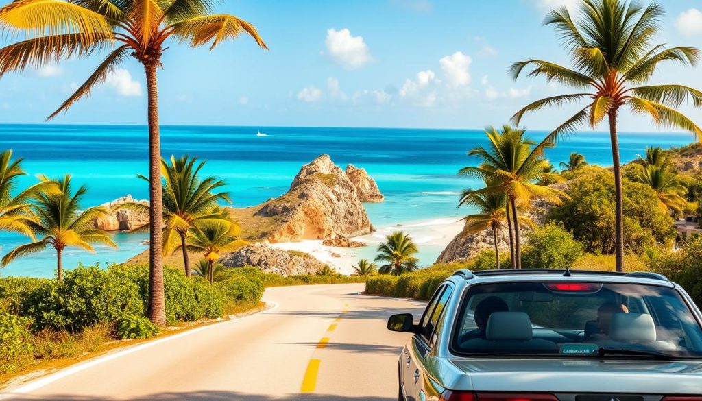 Oranjestad to Baby Beach route Oranjestad to Baby Beach route