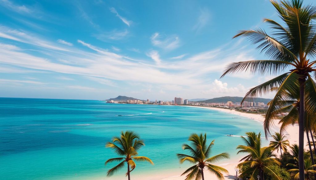 Palm Beach Oranjestad travel distance Palm Beach Oranjestad travel distance