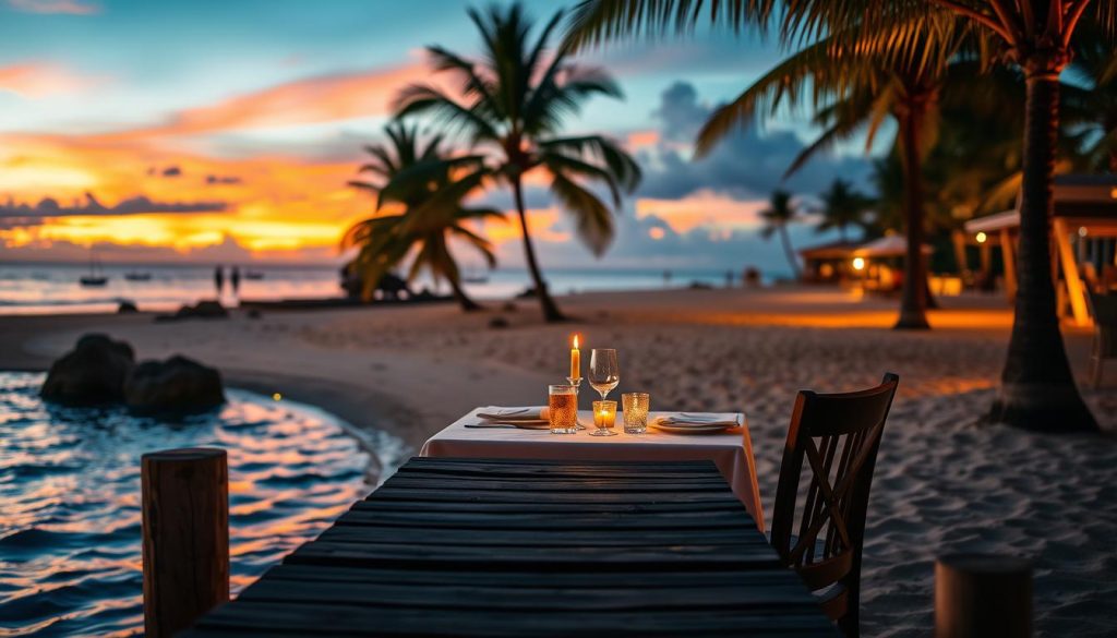 Romantic dining near Baby Beach Romantic dining near Baby Beach