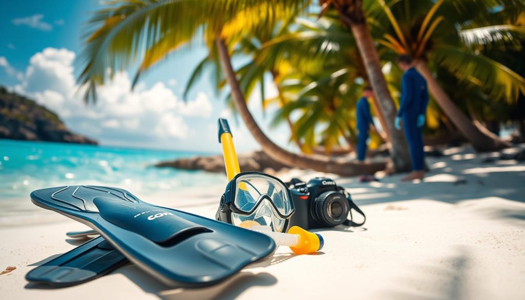 Snorkeling equipment near Baby Beach Snorkeling equipment near Baby Beach