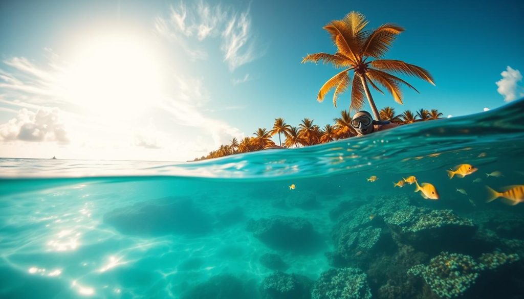 Snorkeling in Palm Beach Aruba Snorkeling in Palm Beach Aruba