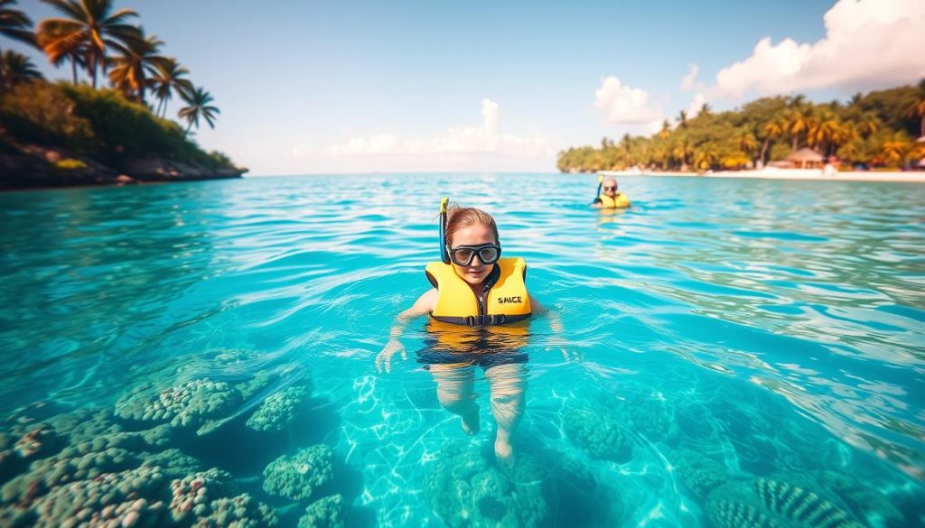 Snorkeling safety at Baby Beach Snorkeling safety at Baby Beach