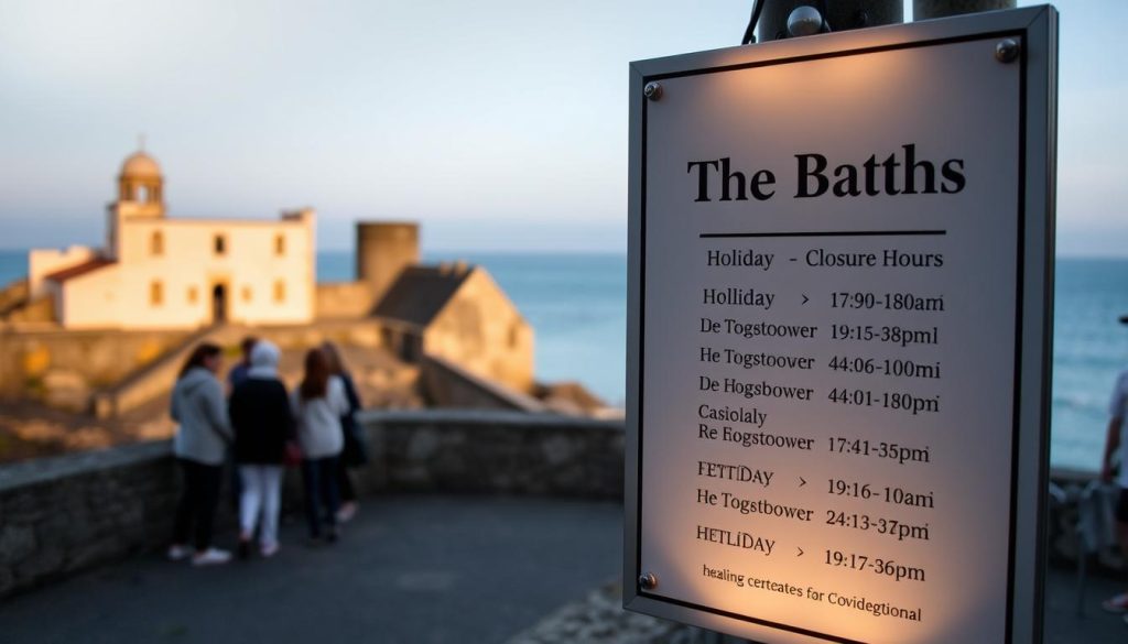 The Baths hours this weekend The Baths hours this weekend