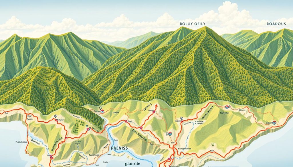 Trail maps for Road Town hikes Trail maps for Road Town hikes