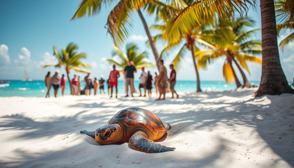 Turtle conservation in Aruba Turtle conservation in Aruba