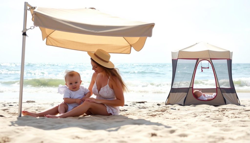 UV protection for infants at the beach UV protection for infants at the beach