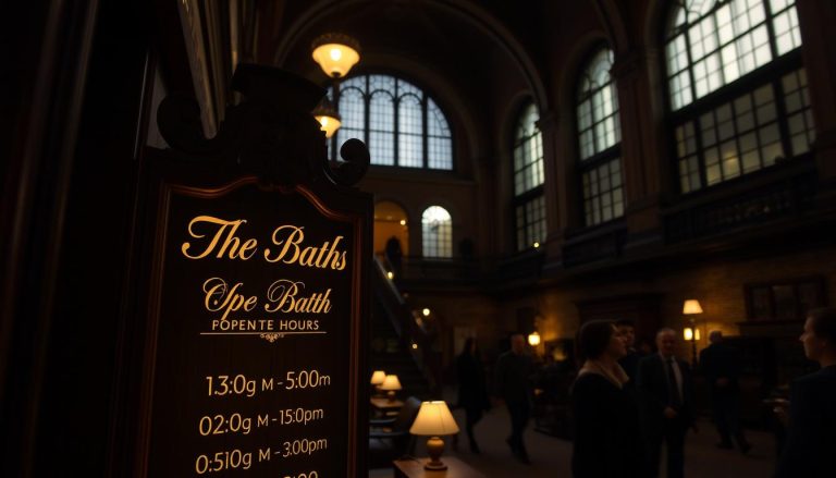 What are the opening hours for The Baths?