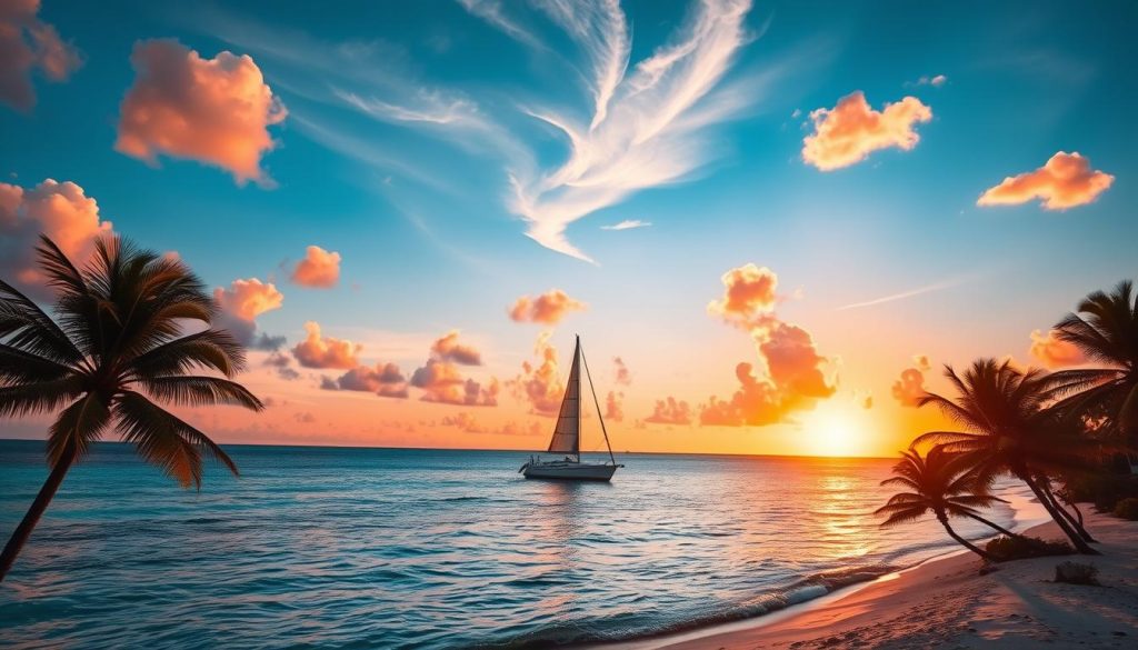 aruba coast sunset sailing aruba coast sunset sailing