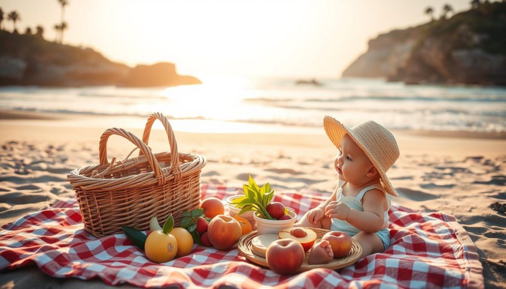 baby beach picnic baby beach picnic