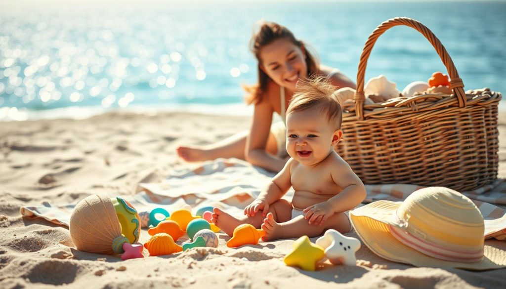 baby beach picnic baby beach picnic