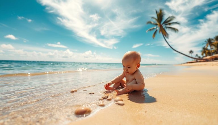 baby beach shallow waters