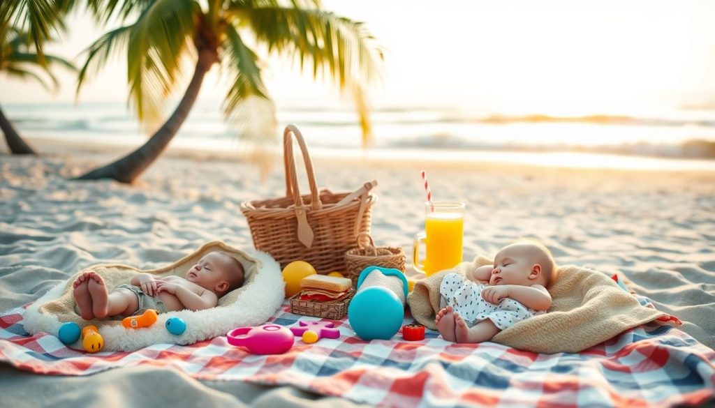 beach picnic with babies beach picnic with babies