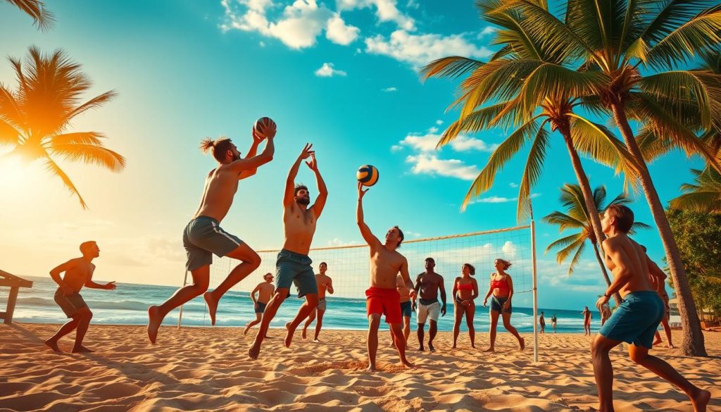 beach volleyball in tropical conditions beach volleyball in tropical conditions