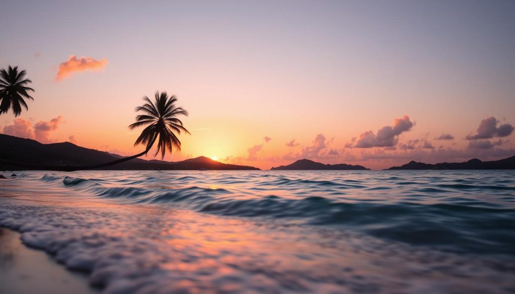 capturing sunsets in the Caribbean capturing sunsets in the Caribbean