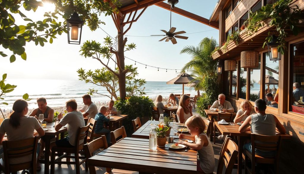 family-friendly dining near Baby Beach family-friendly dining near Baby Beach