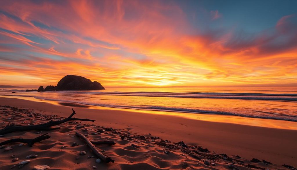 half moon bay sunset beach half moon bay sunset beach