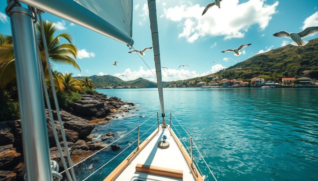 visiting Tortola by sea visiting Tortola by sea