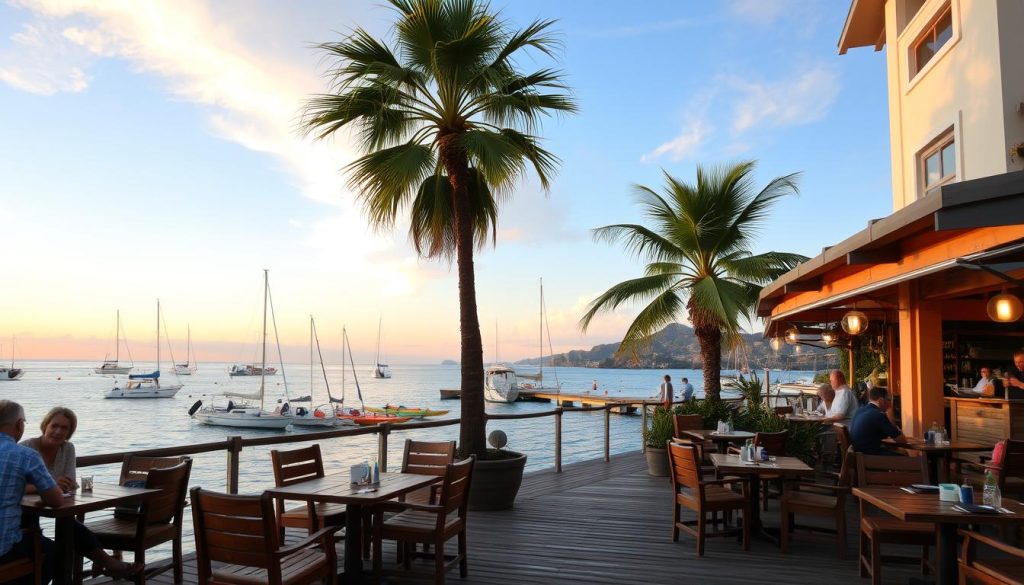 waterfront dining near Baby Beach waterfront dining near Baby Beach