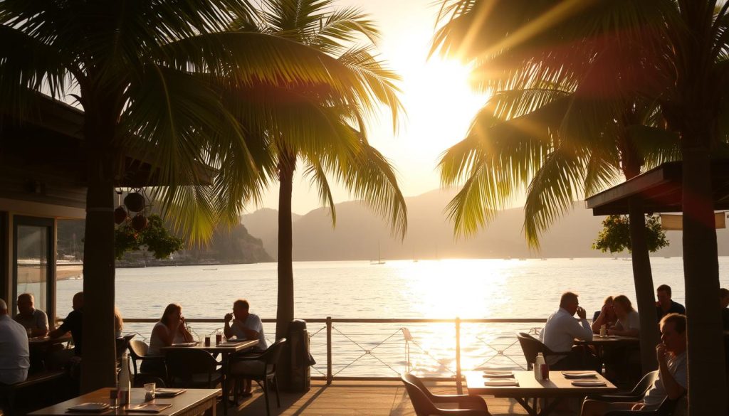 waterfront dining near Baby Beach waterfront dining near Baby Beach