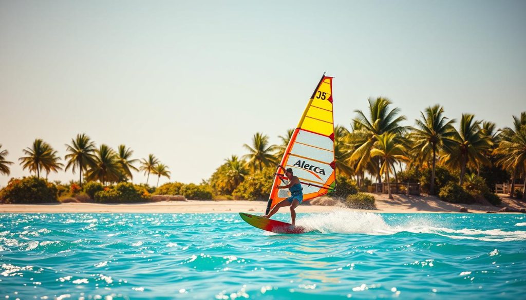 windsurfing in Aruba windsurfing in Aruba
