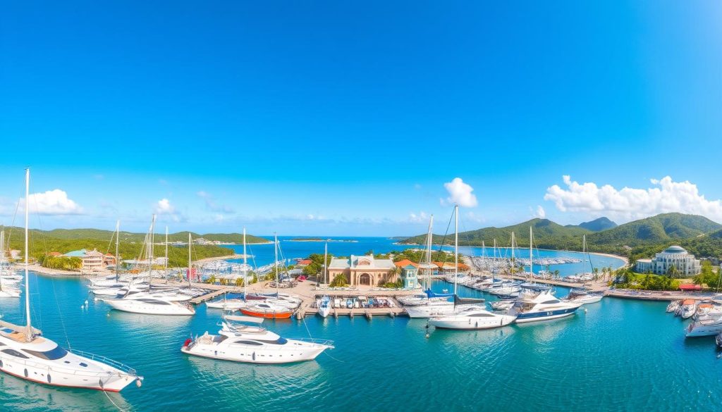 yachting in Jolly Harbour yachting in Jolly Harbour