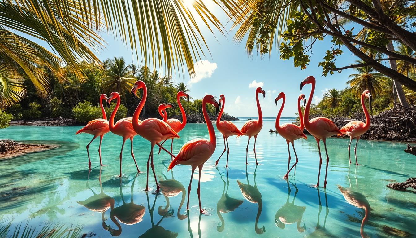 Are there any flamingos on Anegada?