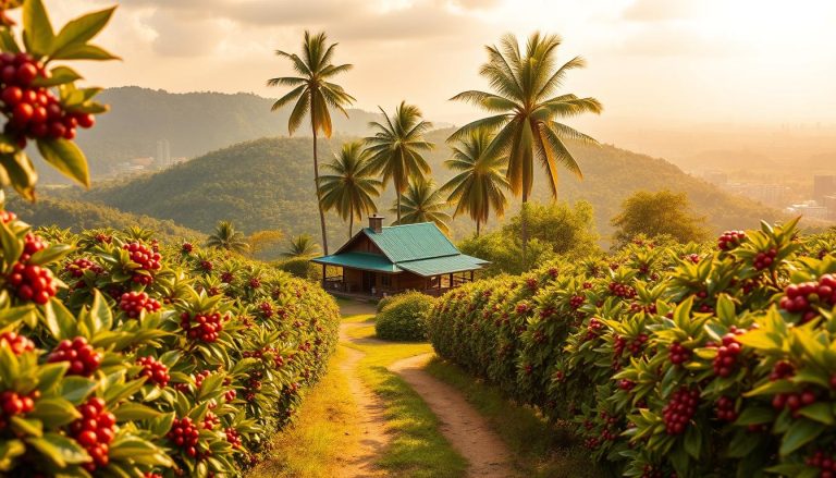 Can you visit coffee plantations near São Paulo?