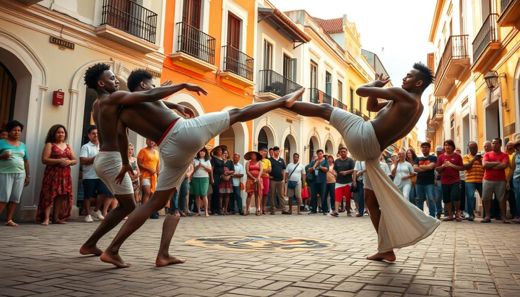 Capoeira performance in Salvador Capoeira performance in Salvador