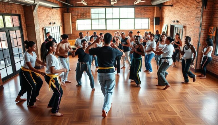 Capoeira schools and workshops for different skill levels in Salvador