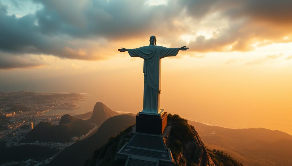 Christ the Redeemer statue in Rio de Janeiro Christ the Redeemer statue in Rio de Janeiro