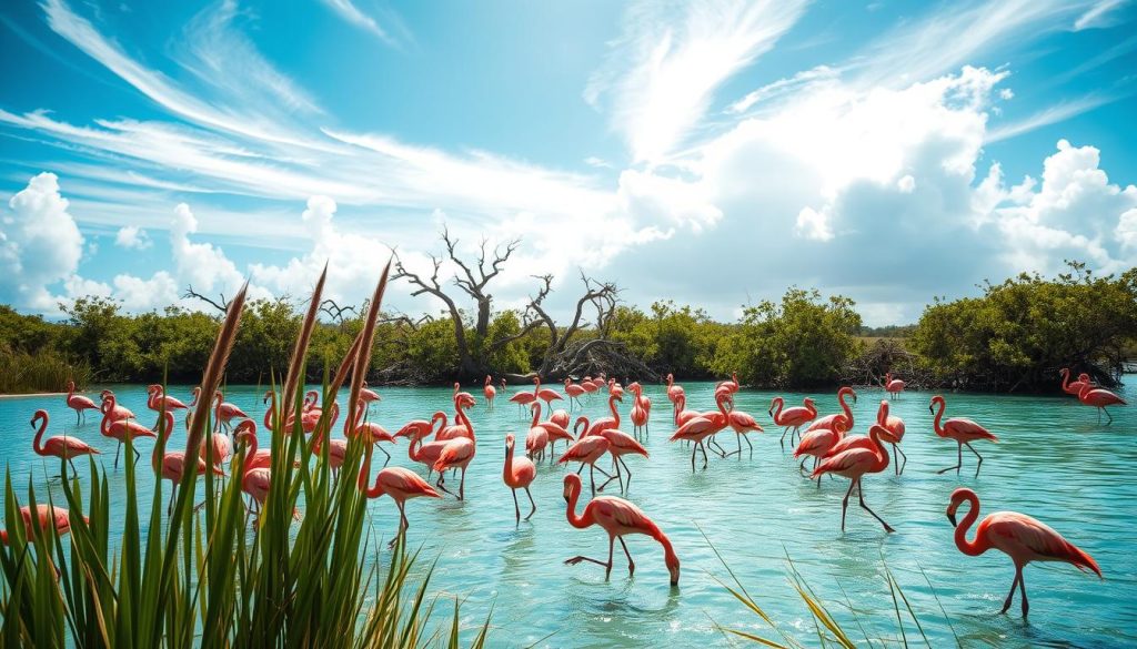 Flamingo sightings in Anegada Flamingo sightings in Anegada