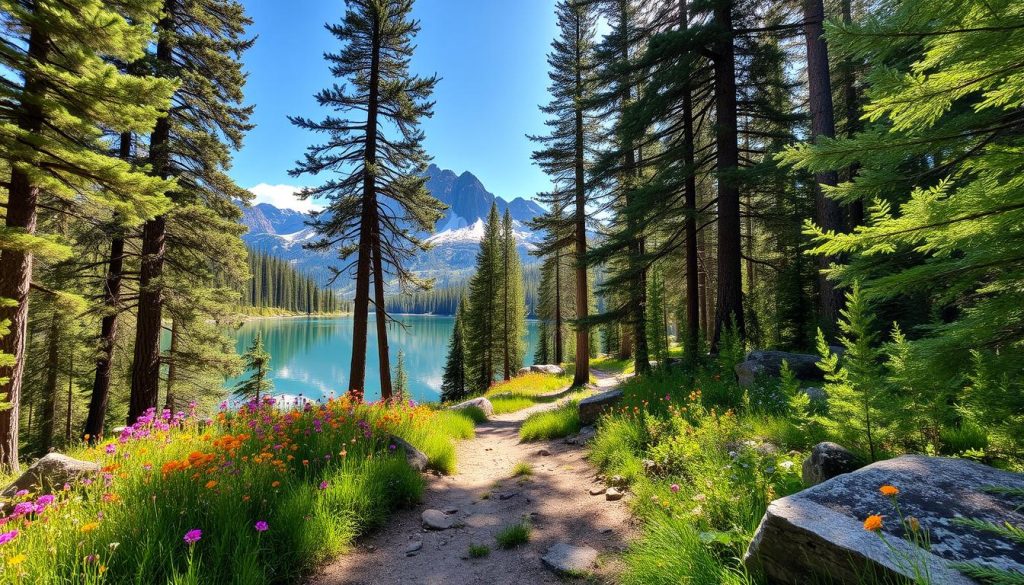 Idaho Wilderness Hiking Trail Landscape Idaho Wilderness Hiking Trail Landscape