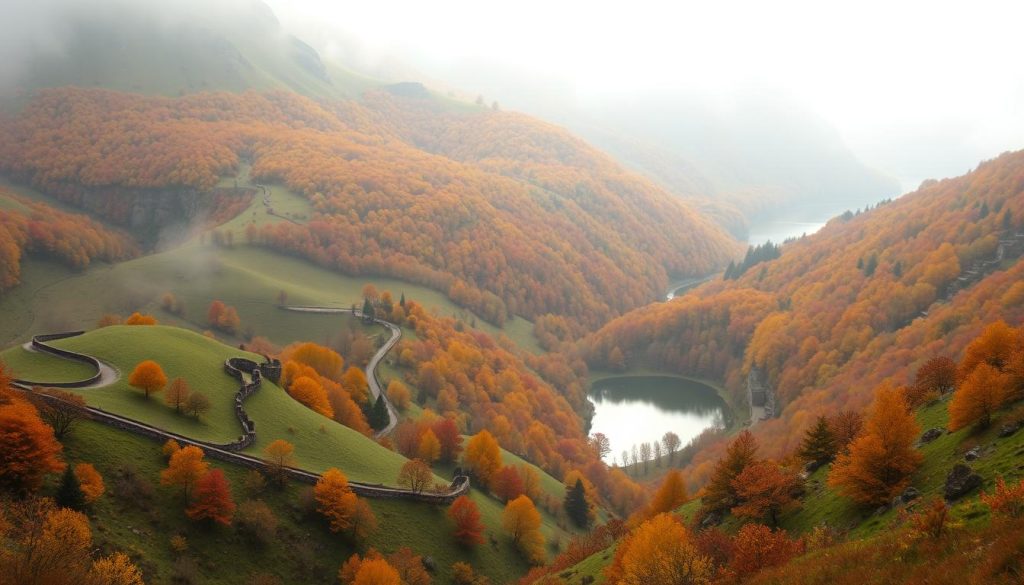 Ireland Autumn Landscape Hiking Ireland Autumn Landscape Hiking