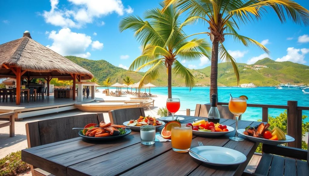 Jost Van Dyke dining Jost Van Dyke dining